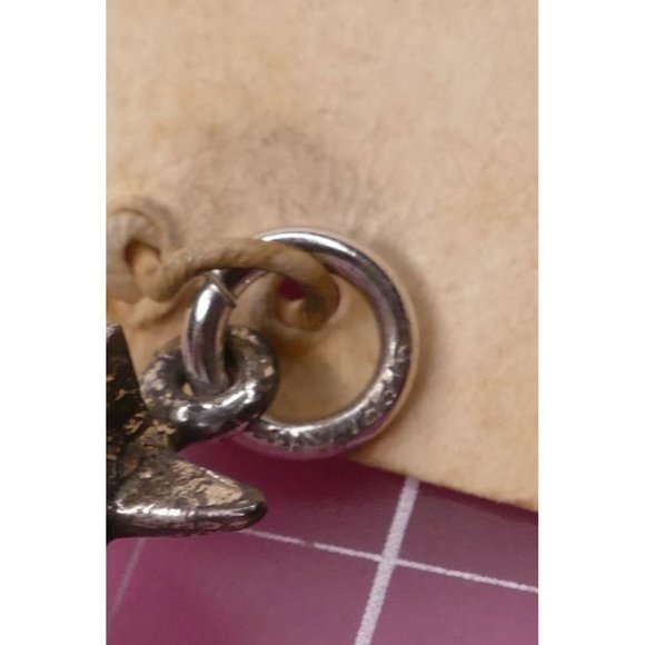 Vintage Sterling Silver Airplane Charm On Original Card - Picture 5 of 5